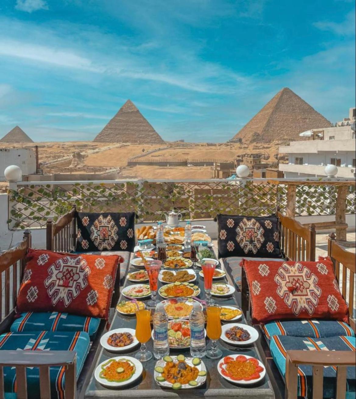 Kafret el-Gabal Jimmy Pyramids Hotel מראה חיצוני תמונה