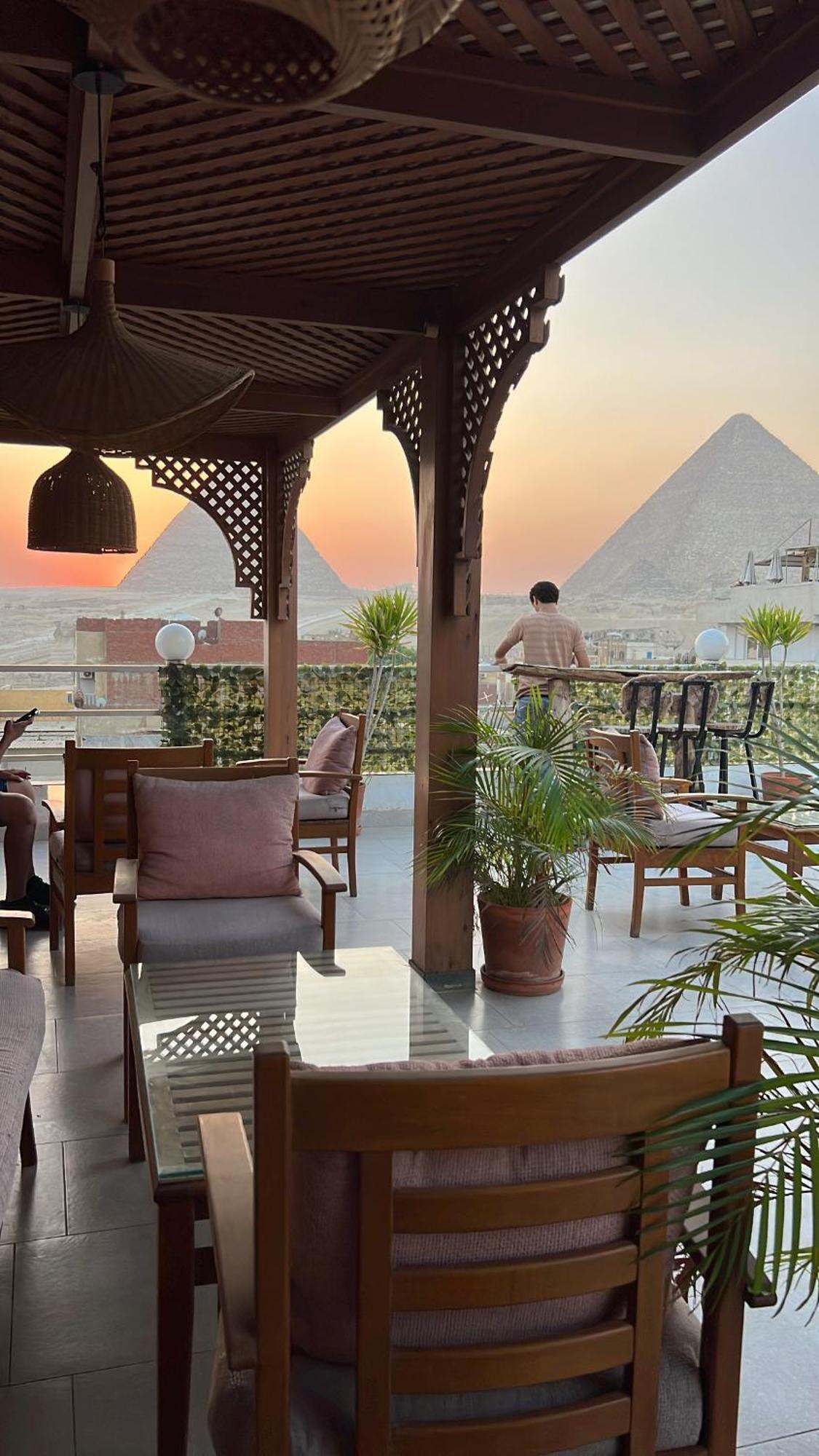 Kafret el-Gabal Jimmy Pyramids Hotel מראה חיצוני תמונה