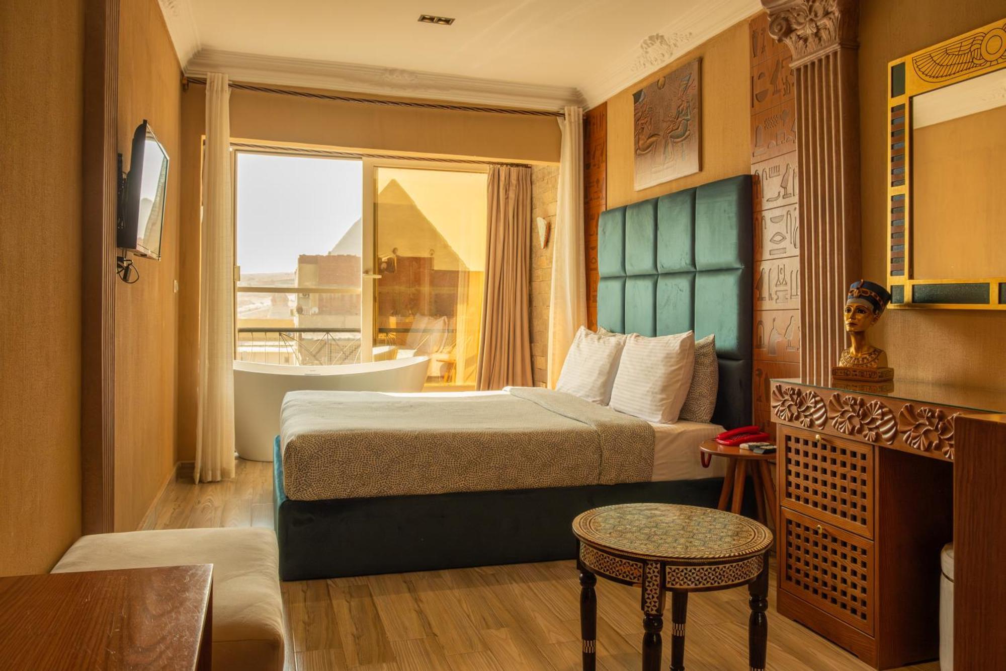 Kafret el-Gabal Jimmy Pyramids Hotel מראה חיצוני תמונה
